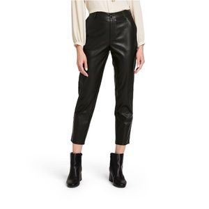 Black leather pants
